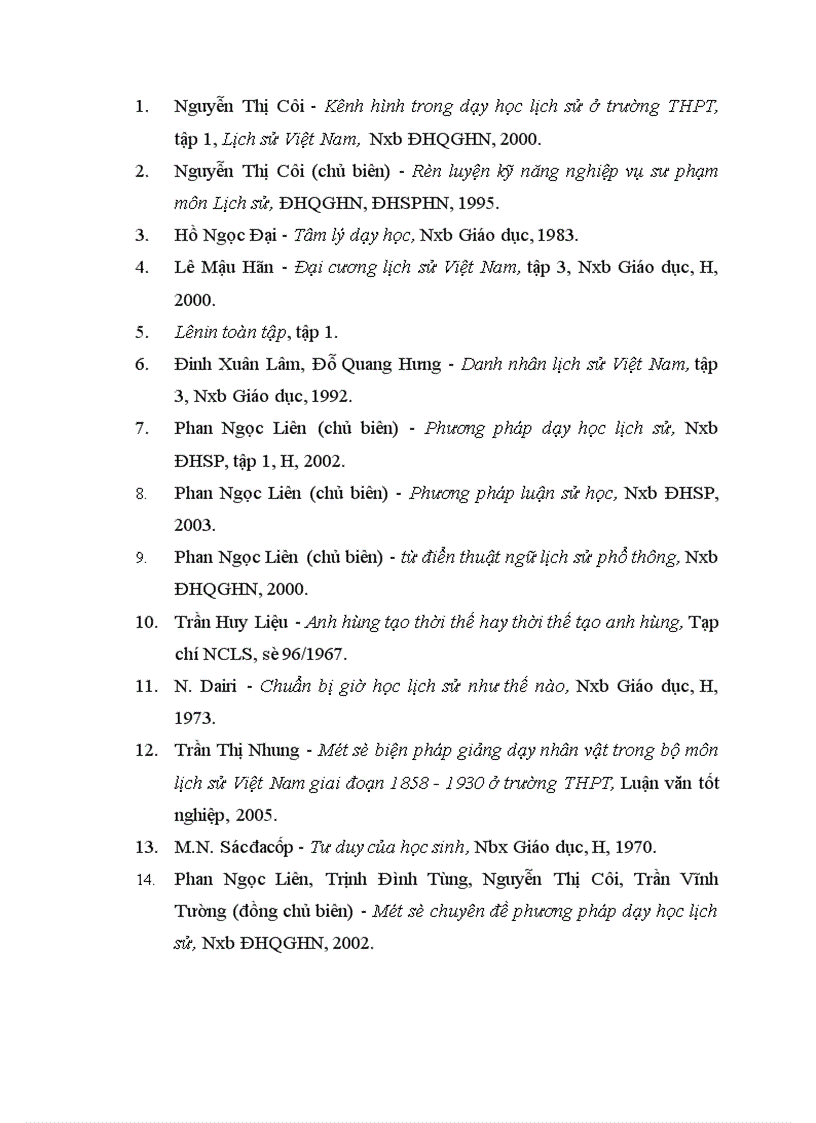 image for page Một số biện pháp tạo biểu tượng nhân vật trong dạy học lịch sử Việt Nam 1954 1975 cho học sinh lớp 12 THPT