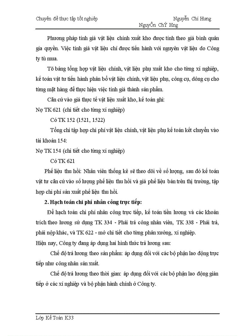 image for page Thực trạng hạch toán chi phí sản xuất và tính giá thành sản phẩm tại Công ty may Thăng Long 1