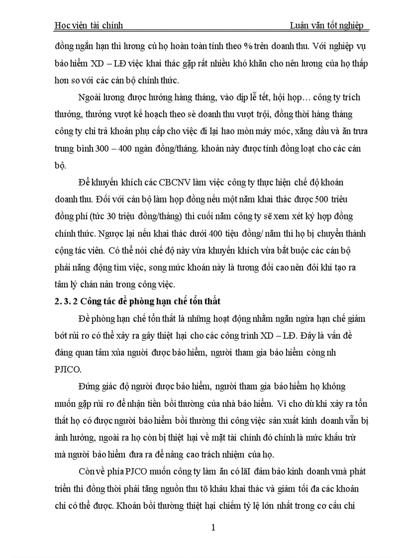 image for page Thực tế triển khai nghiệp vụ bảo hiểm xây dựng lắp đặt tại công ty cổ phần bảo hiểm PETROLIMEX từ 2000 2005