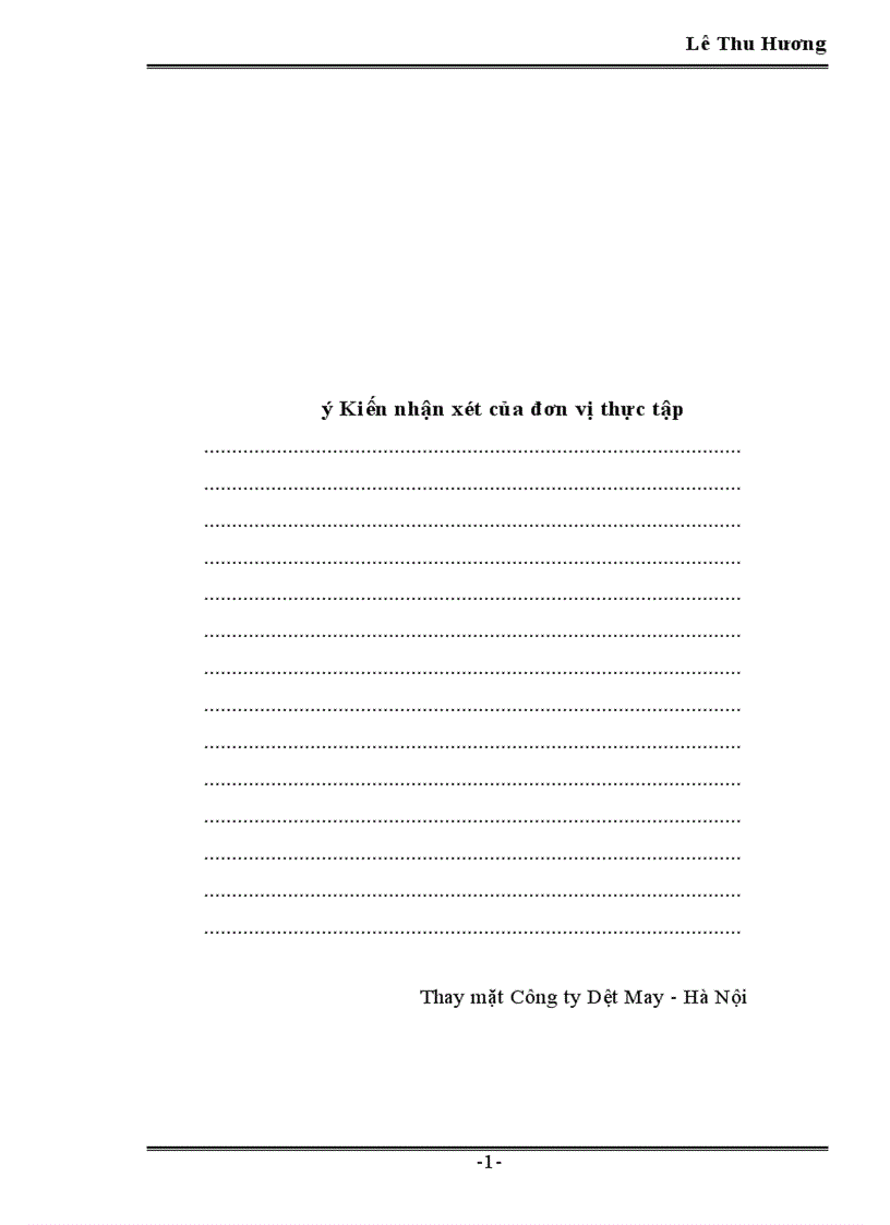 image for page Tổ chức công tác kế toán nguyên vật liệu tại công ty Dệt May Hà Nội