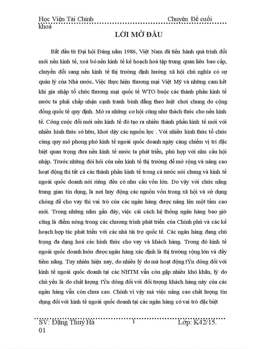 image for page Giải pháp nâng cao chất lượng tín dụng đối với kinh tế ngoài quốc doanh tại NHTMCP NAM á Thăng Long