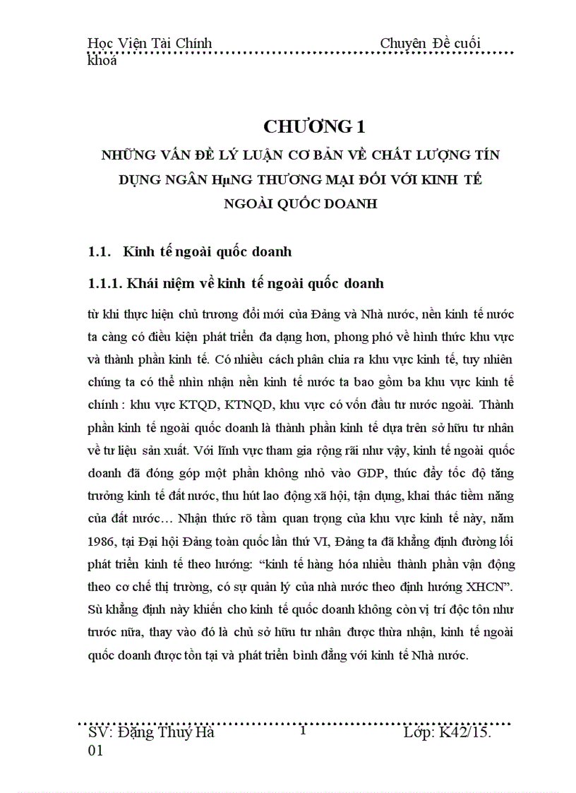 image for page Giải pháp nâng cao chất lượng tín dụng đối với kinh tế ngoài quốc doanh tại NHTMCP NAM á Thăng Long