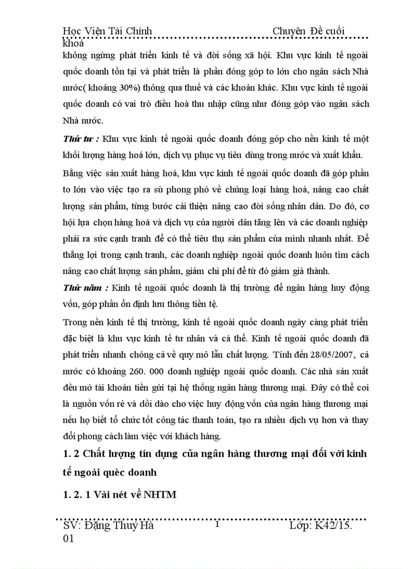 image for page Giải pháp nâng cao chất lượng tín dụng đối với kinh tế ngoài quốc doanh tại NHTMCP NAM á Thăng Long