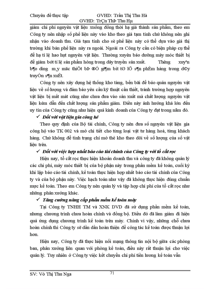 image for page Hoàn thiện Công Tác Kế toán hạch toán chi phí sản xuất và tính giá thành sản phẩm tại Công ty TNHH TM và XNK DVD 1