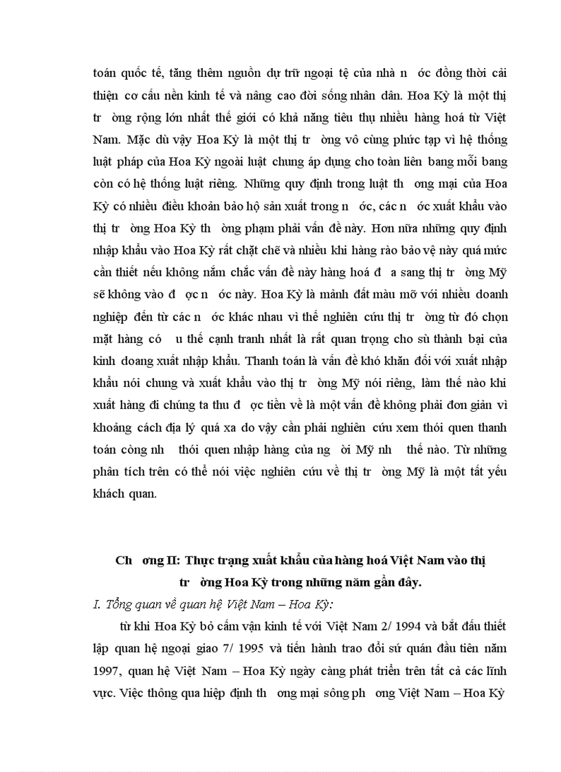 image for page Xuất khẩu hàng hoá của Việt Nam vào thị trơơờng Hoa Kỳ Những vấn đề đặt ra và giải pháp phát triển 1