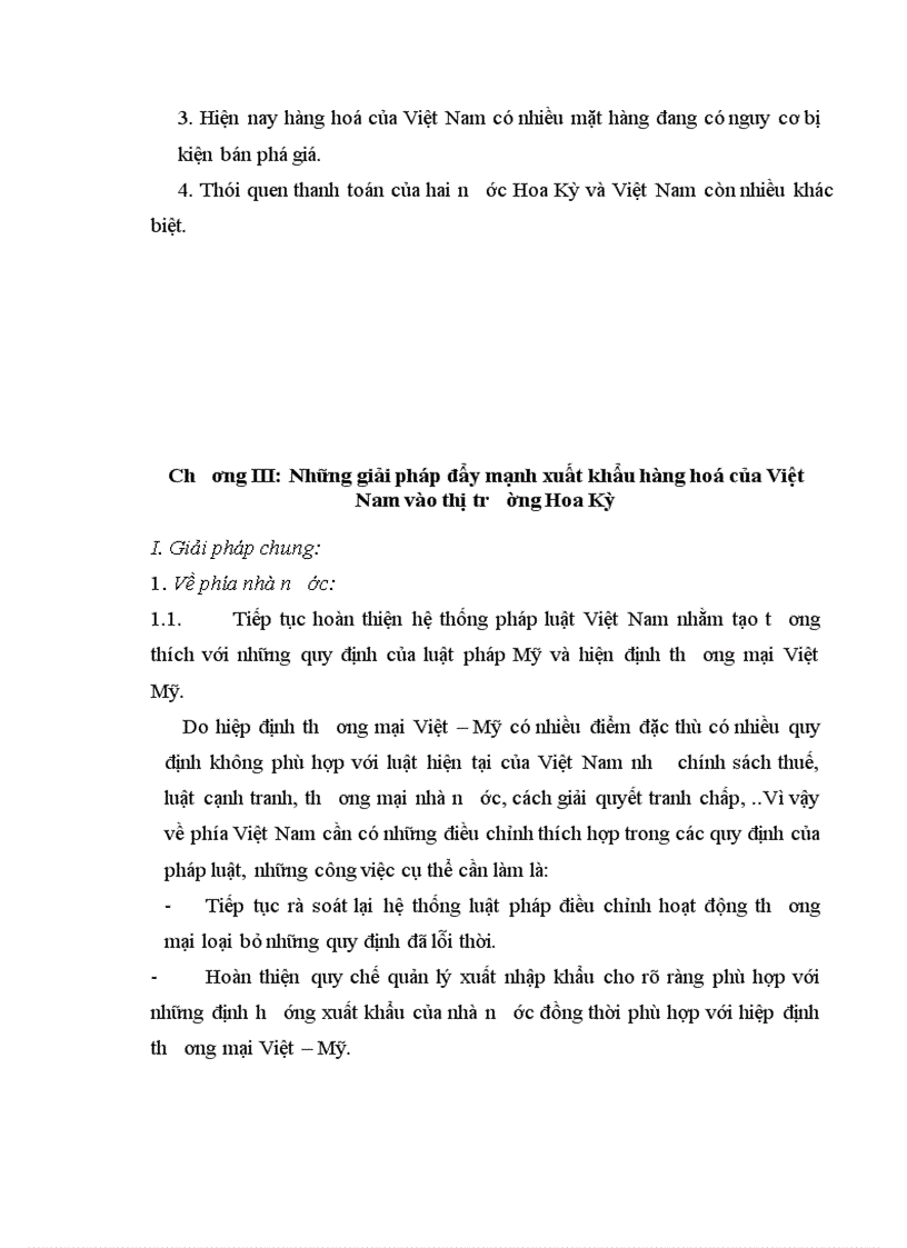 image for page Xuất khẩu hàng hoá của Việt Nam vào thị trơơờng Hoa Kỳ Những vấn đề đặt ra và giải pháp phát triển 1