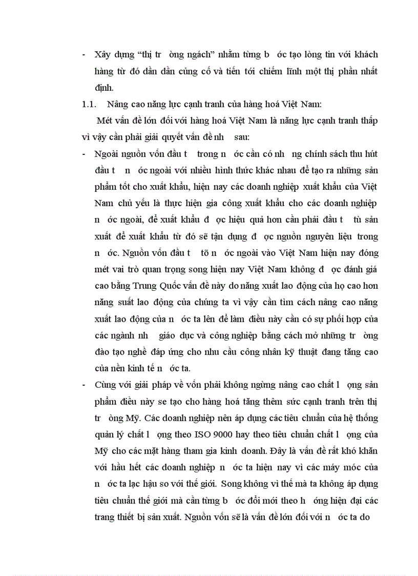 image for page Xuất khẩu hàng hoá của Việt Nam vào thị trơơờng Hoa Kỳ Những vấn đề đặt ra và giải pháp phát triển 1