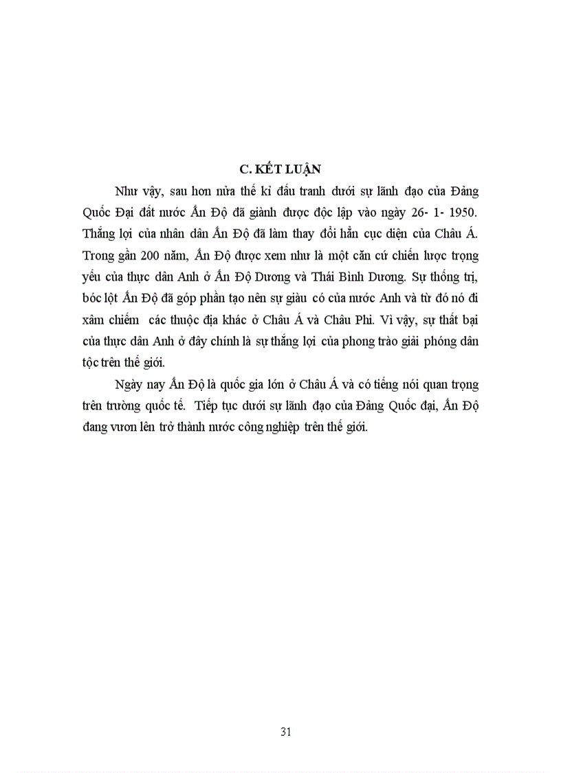 image for page Quá trình đấu tranh của nhân dân Ấn Độ dưới sự lãnh đạo của Đảng Quốc đại