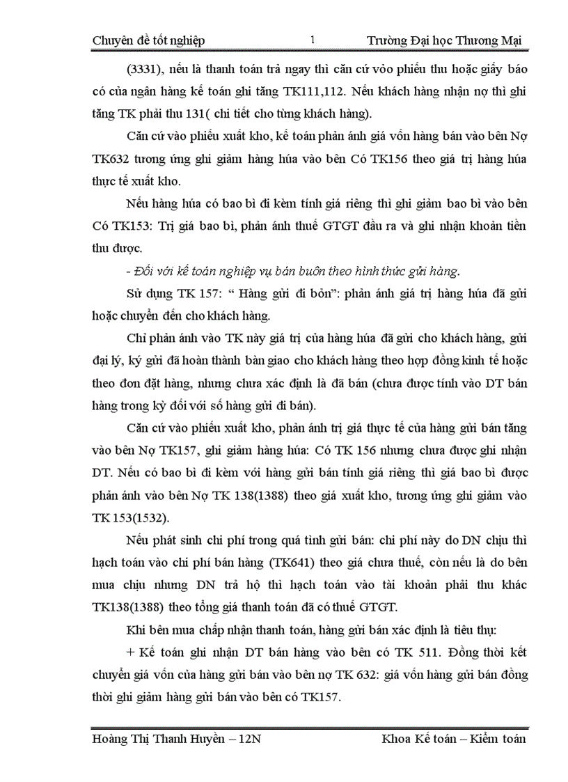 image for page kế toán bán mặt hàng phụ tùng ô tô tại công ty TNHH Minh Khôi 1