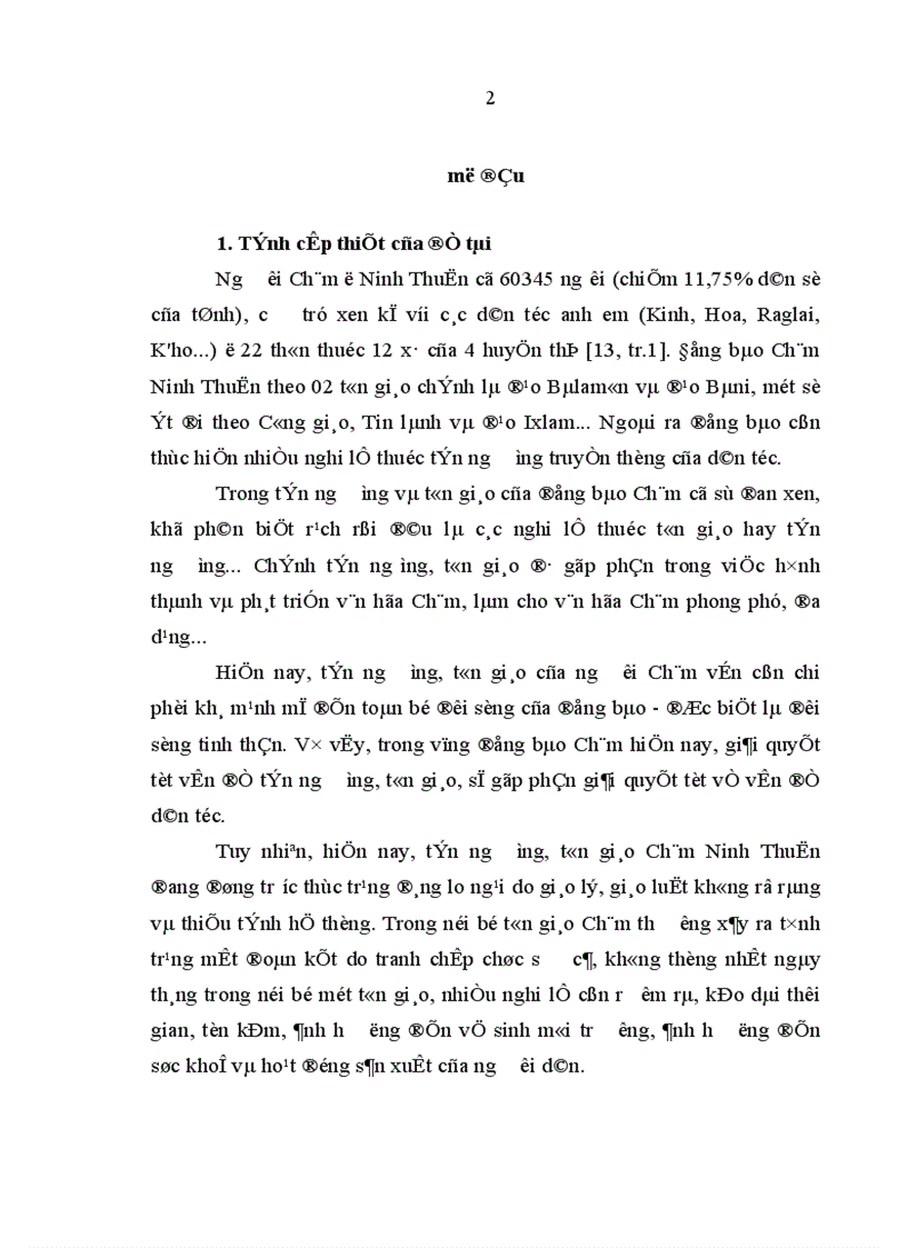 image for page Ảnh hưởng của tín ngưỡng tôn giáo đối với đời sống tinh thần người Chăm Ninh Thuận hiện nay Thực trạng và giải pháp