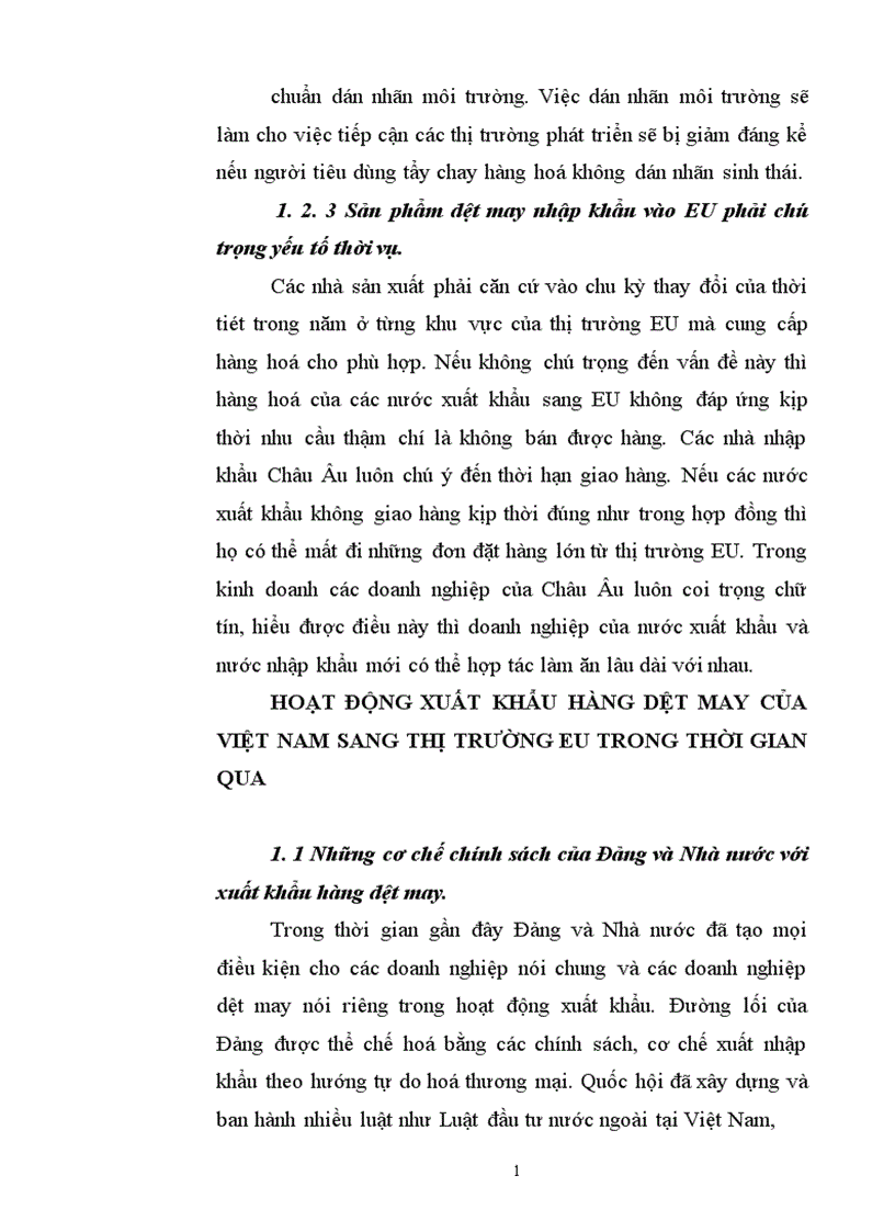 image for page Đẩy mạnh xuất khẩu sản phẩm dệt may sang thị trường EU