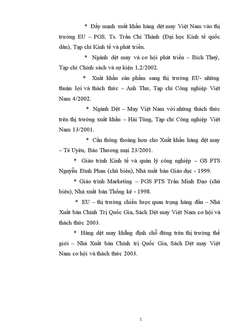 image for page Đẩy mạnh xuất khẩu sản phẩm dệt may sang thị trường EU