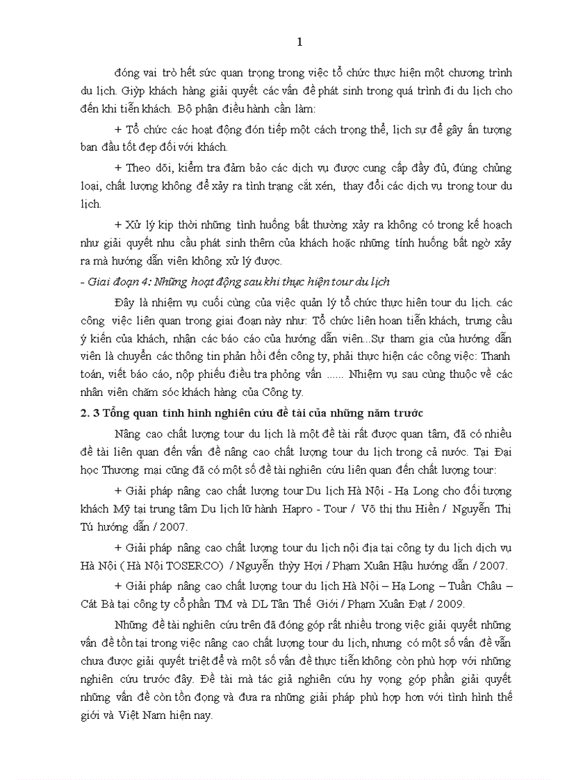 image for page Giải pháp nâng cao chất lượng tour du lịch Hà Nội Nha Trang Đà Lạt Hà Nội tại công ty cổ phần TM và DL Tân Thế Giới