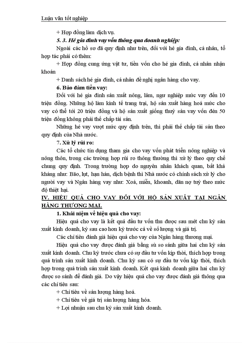 image for page Giải pháp nâng cao hiệu quả cho vay đối với hộ sản xuất ở Ngân hàng nông nghiệp huyện Kinh Môn tỉnh Hải Dương 1