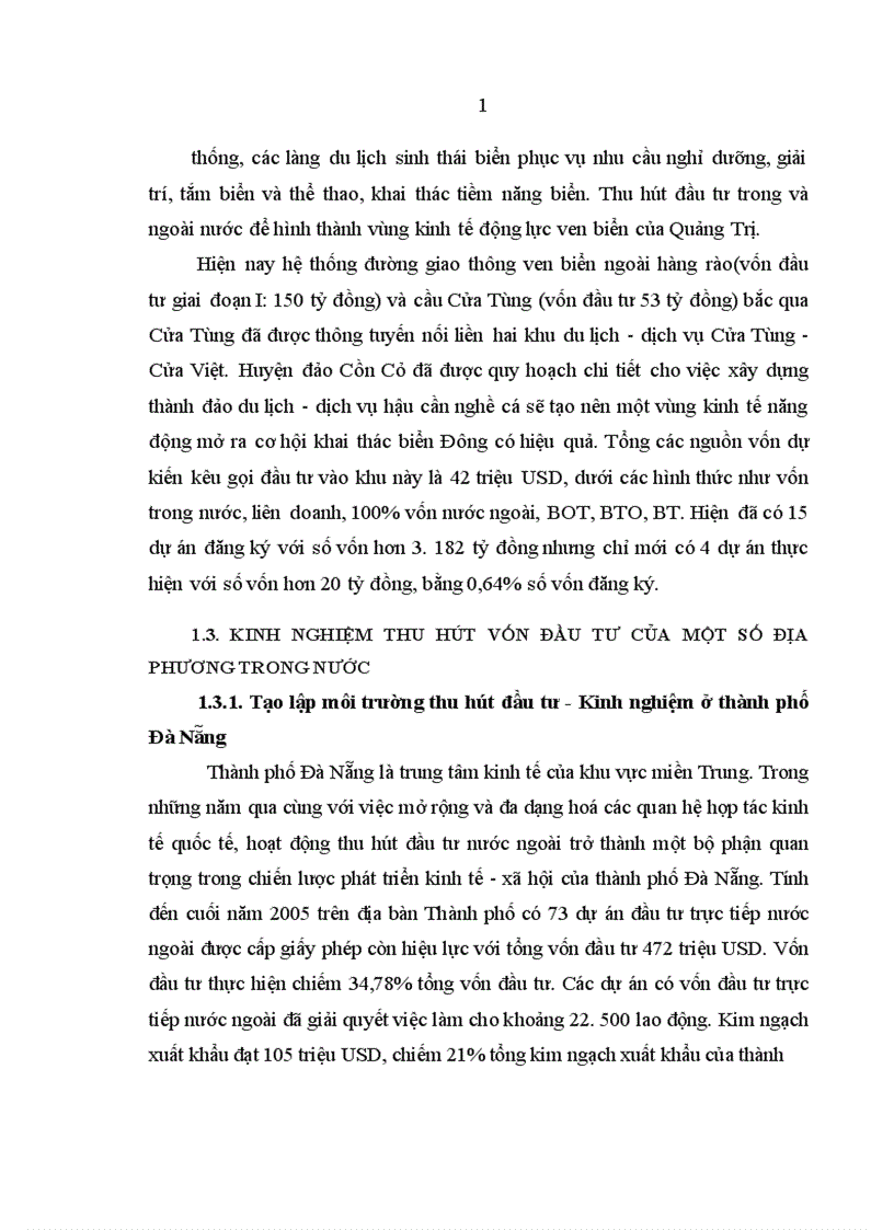 image for page Thu hút vốn đầu tư vào các khu công nghiệp khu kinh tế ở tỉnh Quảng Trị 1