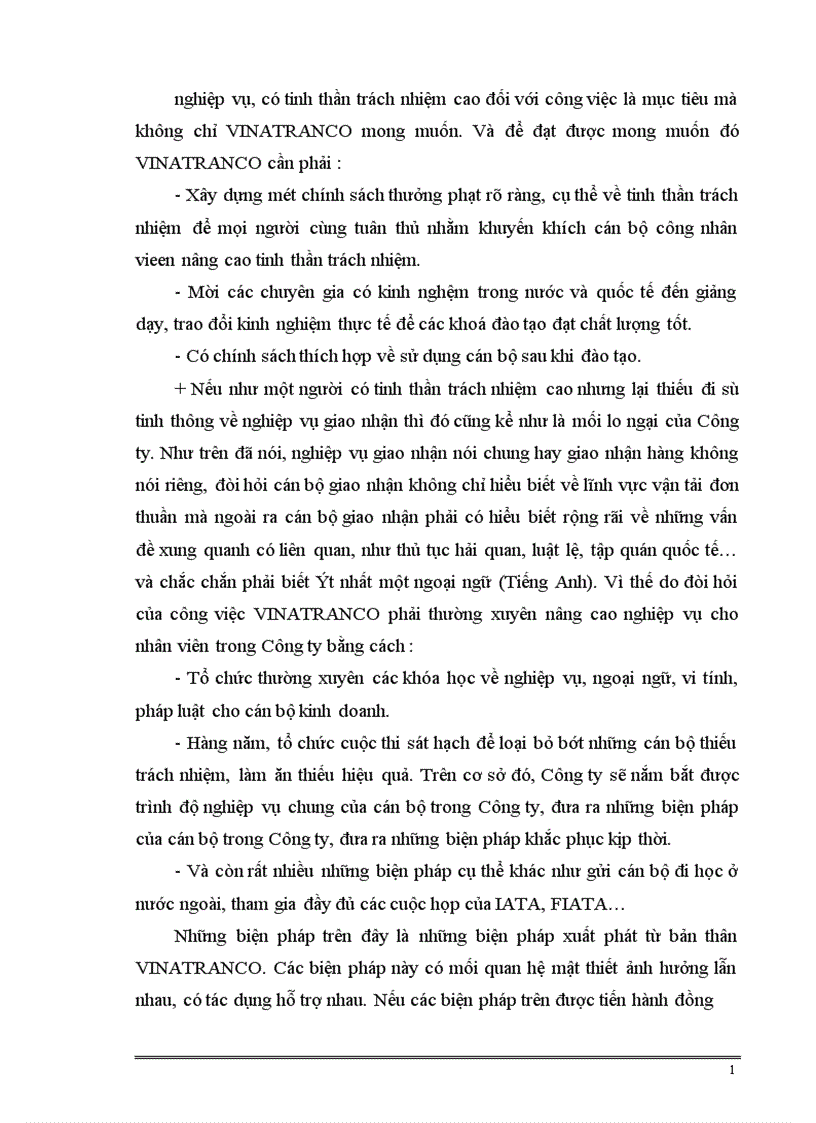 image for page Một số giải pháp nhằm đẩy mạnh nghiệp vụ giao nhận vận chuyển hàng hoá xuất nhập khẩu bằng đừòng hàng không ở Công ty VINATRANCO
