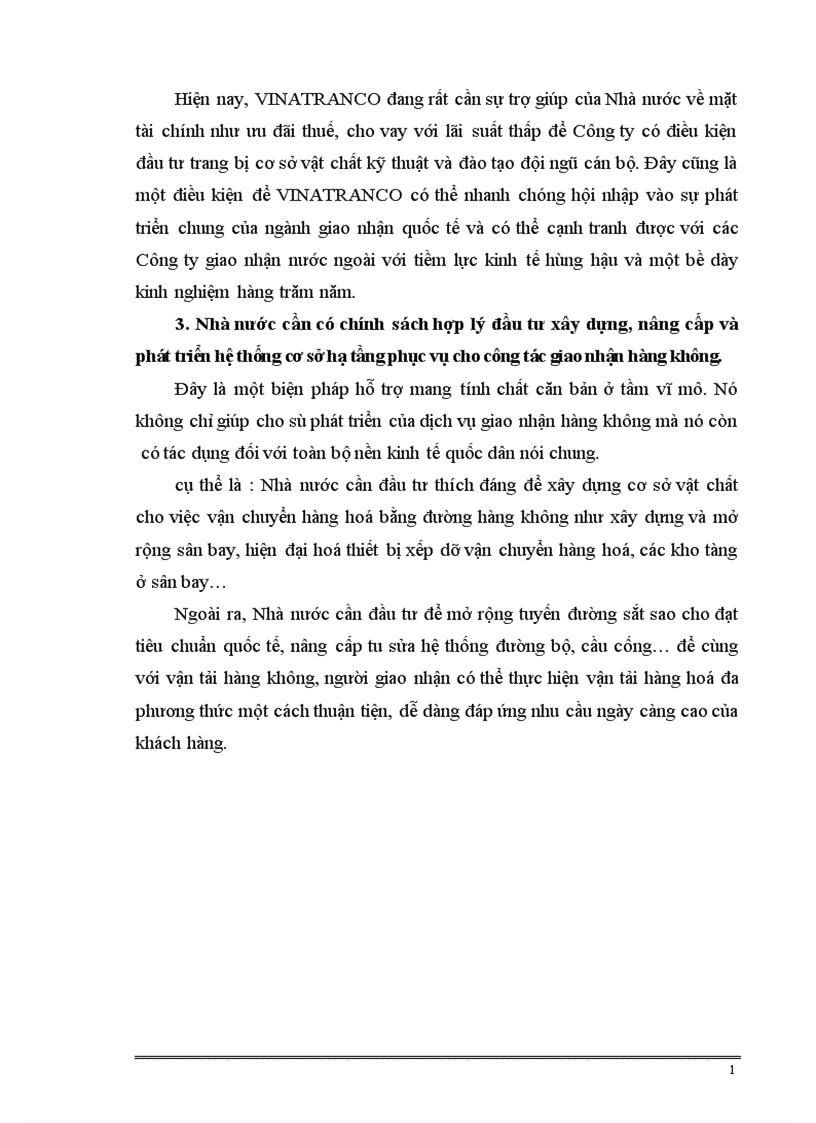 image for page Một số giải pháp nhằm đẩy mạnh nghiệp vụ giao nhận vận chuyển hàng hoá xuất nhập khẩu bằng đừòng hàng không ở Công ty VINATRANCO