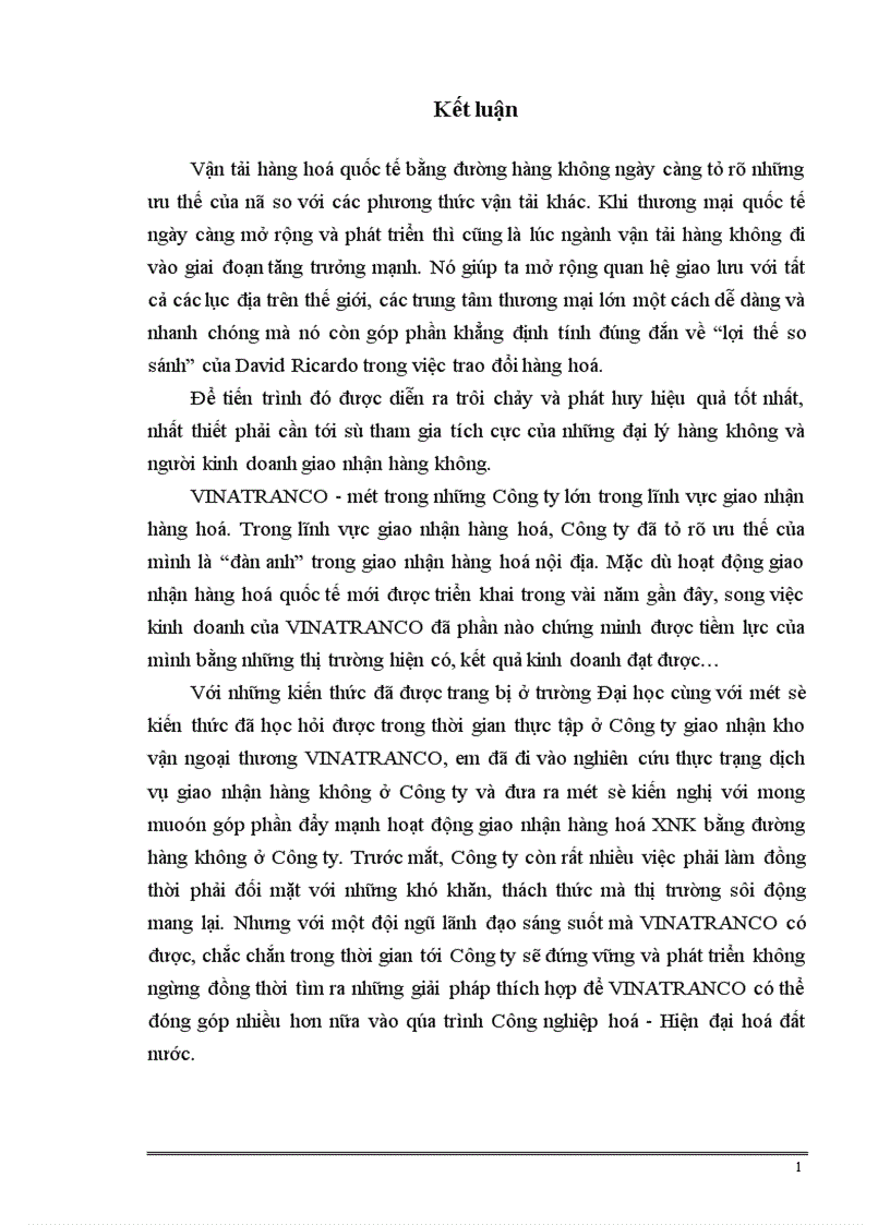 image for page Một số giải pháp nhằm đẩy mạnh nghiệp vụ giao nhận vận chuyển hàng hoá xuất nhập khẩu bằng đừòng hàng không ở Công ty VINATRANCO