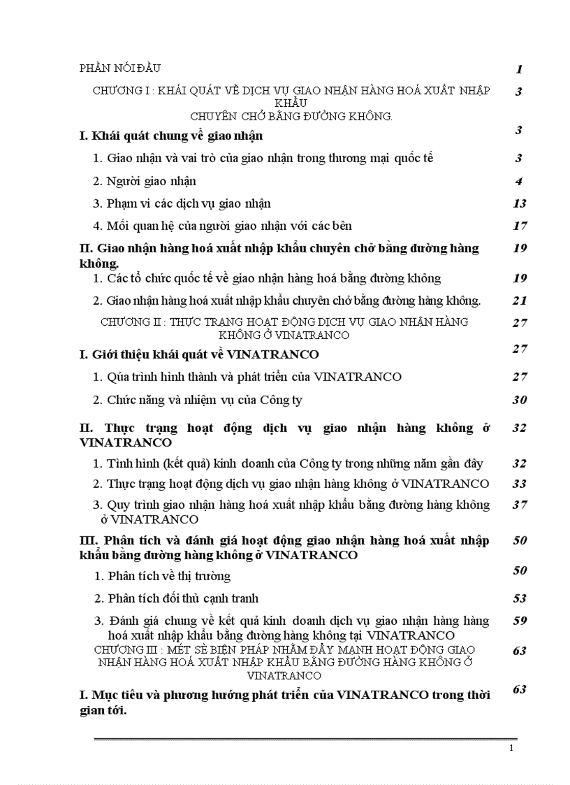 image for page Một số giải pháp nhằm đẩy mạnh nghiệp vụ giao nhận vận chuyển hàng hoá xuất nhập khẩu bằng đừòng hàng không ở Công ty VINATRANCO