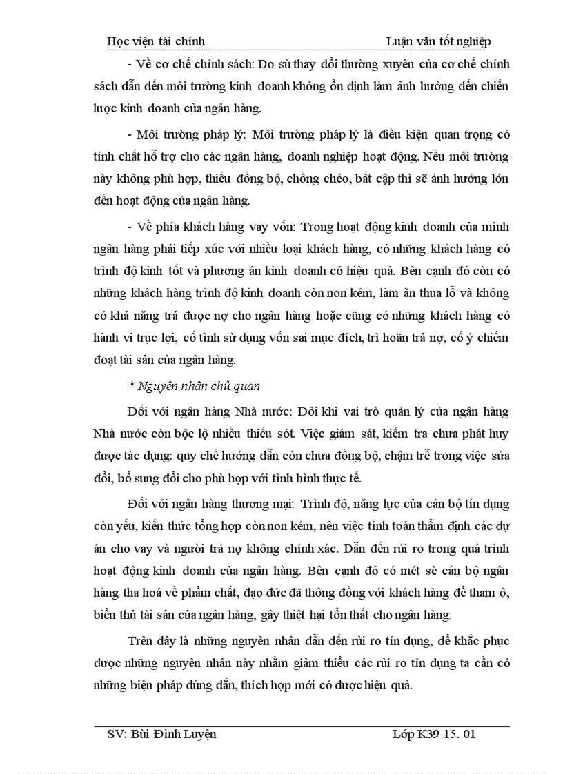 image for page Những giải pháp phòng ngừa và hạn chế rủi ro tín dụng tại Chi nhánh Ngân hàng ngoại thương Vinh