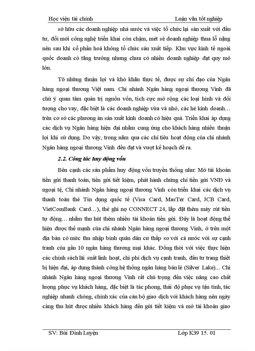 image for page Những giải pháp phòng ngừa và hạn chế rủi ro tín dụng tại Chi nhánh Ngân hàng ngoại thương Vinh