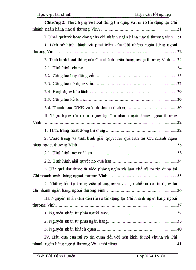 image for page Những giải pháp phòng ngừa và hạn chế rủi ro tín dụng tại Chi nhánh Ngân hàng ngoại thương Vinh
