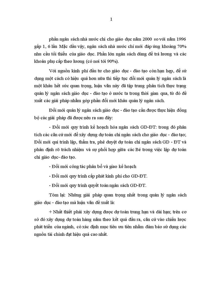 image for page Tiếp tục đổi mới quản lý ngân sách giáo dục đào tạo ở nước ta hiện nay