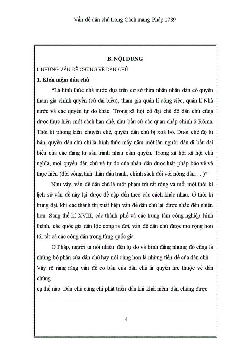 image for page Vấn đề dân chủ trong Cách mạng Pháp