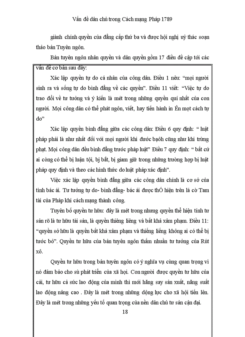 image for page Vấn đề dân chủ trong Cách mạng Pháp