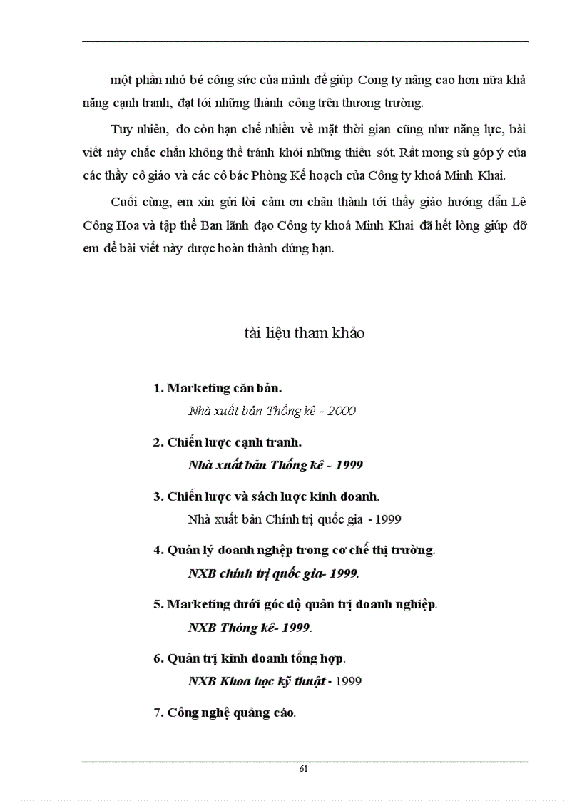 image for page Một số giải pháp để nâng cao khả năng cạnh tranh trong tiêu thụ sản phẩm của công ty khoá minh khai 1