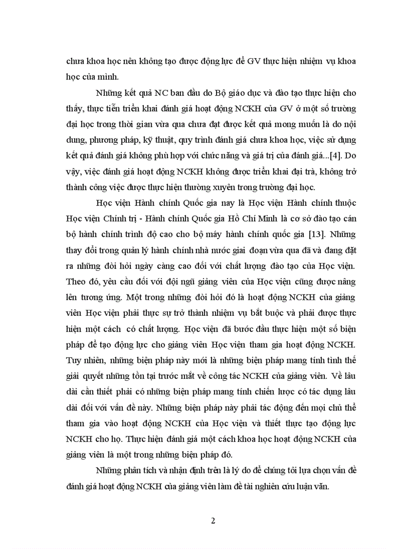 image for page Thực trạng đánh giá hoạt động nghiên cứu khoa học của giảng viên Học viện Hành chính