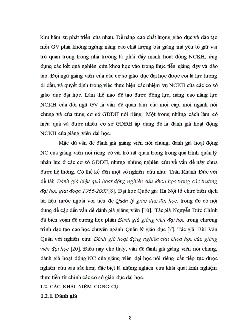image for page Thực trạng đánh giá hoạt động nghiên cứu khoa học của giảng viên Học viện Hành chính