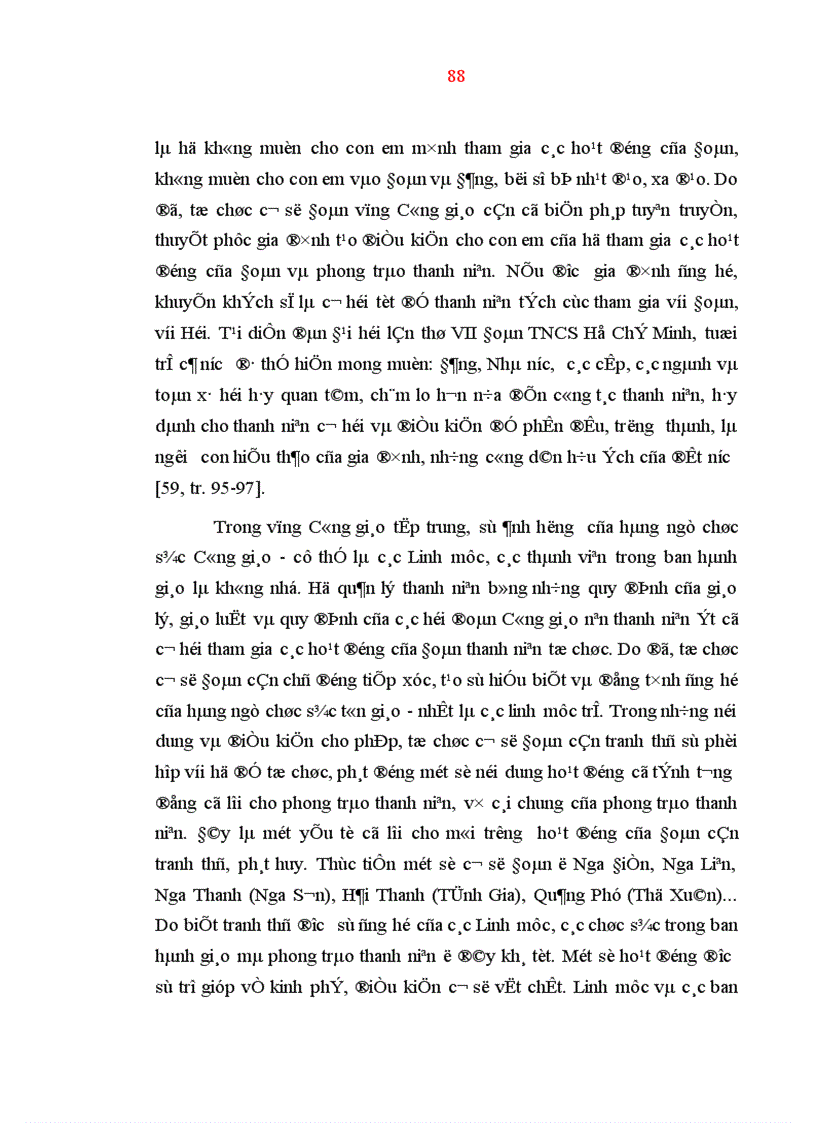 image for page Công tác đoàn kết tập hợp thanh niên tín đồ các tôn giáo trong tình hình mới