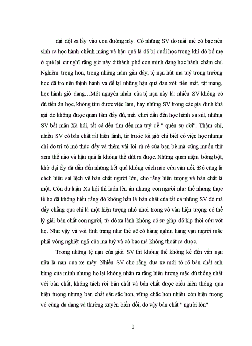 image for page dùng cặp phạm trù bản chất hiện tượng phân tích lối sống của SVVN hiện nay 1