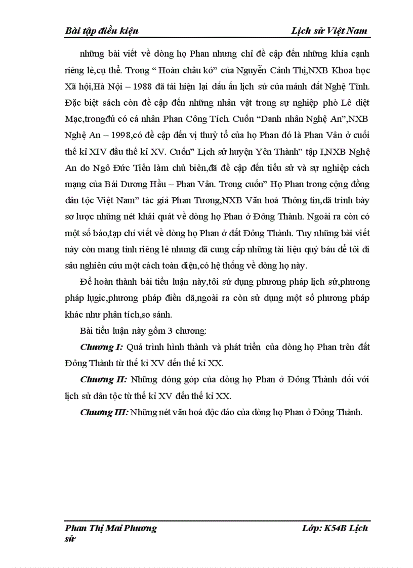 image for page Tìm hiểu về dòng họ Phan trên đất Đông Thành Yên Thành Nghệ An từ thế kỉ XV đến thế kỉ XX 1