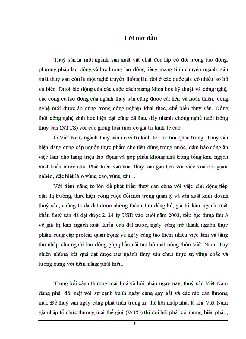 image for page Một số vấn đề về phát triển ngành thuỷ sản Việt Nam trong quá trình hội nhập WTO
