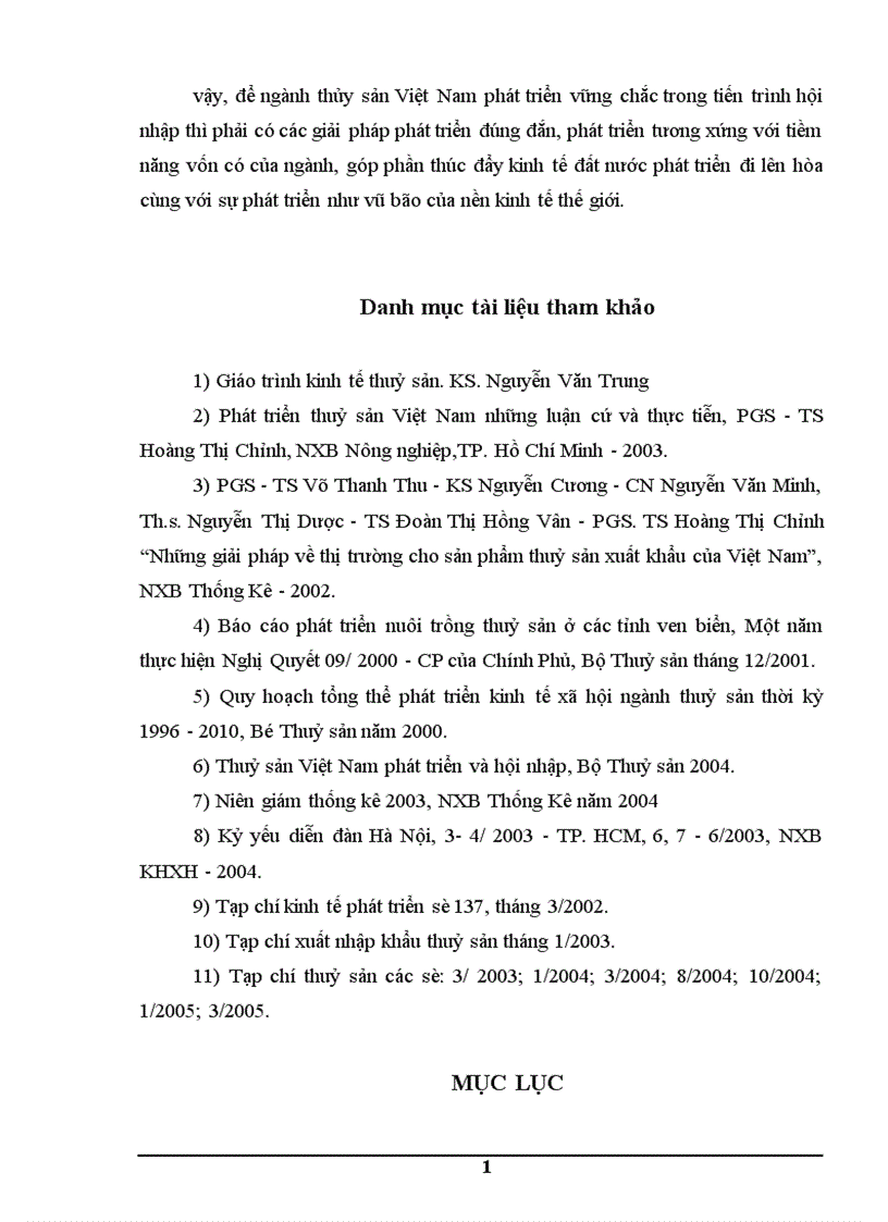 image for page Một số vấn đề về phát triển ngành thuỷ sản Việt Nam trong quá trình hội nhập WTO