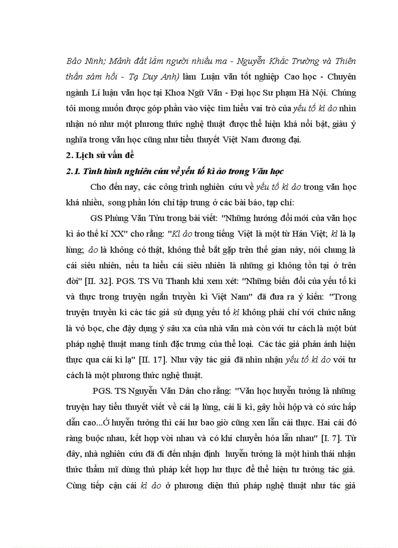 image for page Yếu tố kì ảo trong tiểu thuyết Việt Nam đương đại