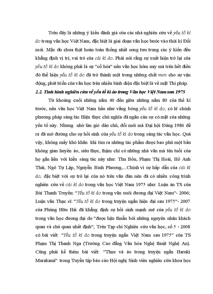 image for page Yếu tố kì ảo trong tiểu thuyết Việt Nam đương đại