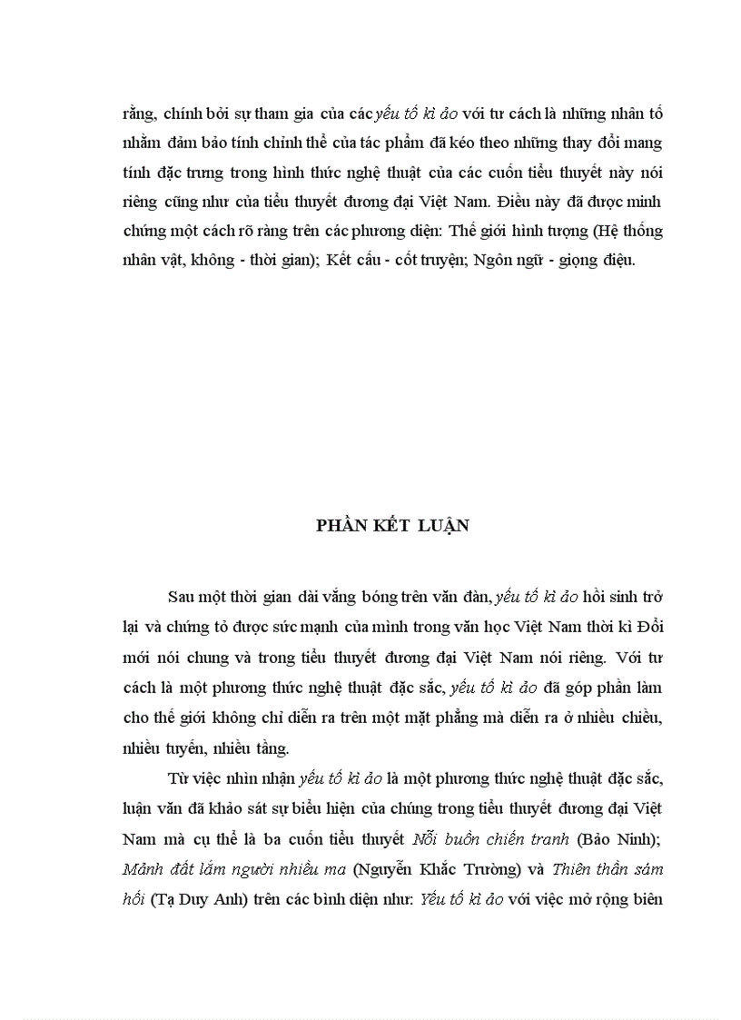 image for page Yếu tố kì ảo trong tiểu thuyết Việt Nam đương đại