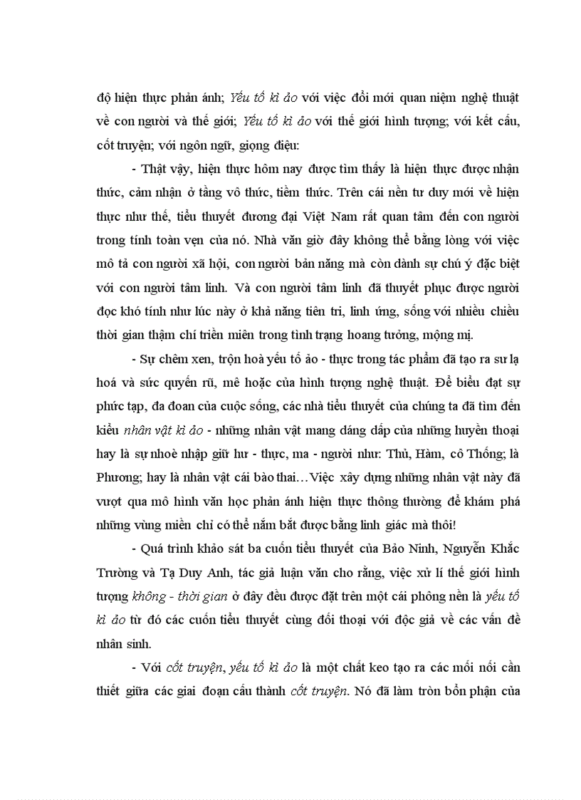 image for page Yếu tố kì ảo trong tiểu thuyết Việt Nam đương đại