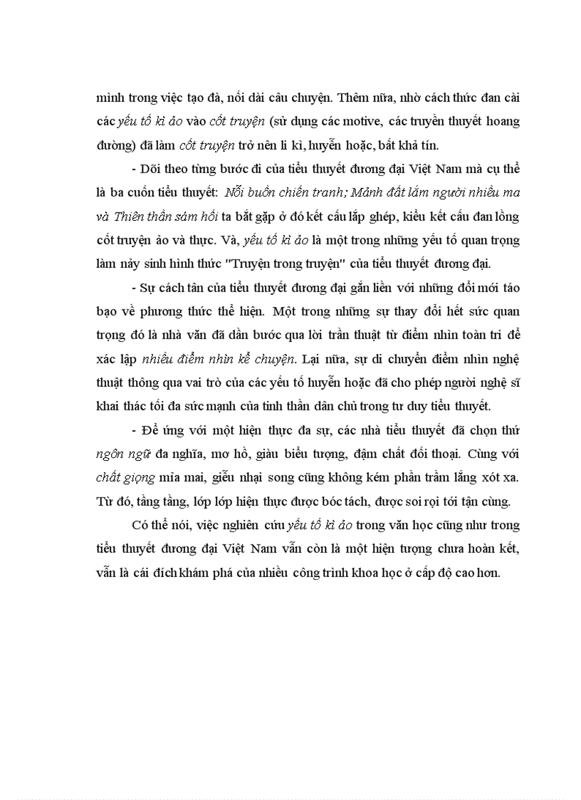 image for page Yếu tố kì ảo trong tiểu thuyết Việt Nam đương đại