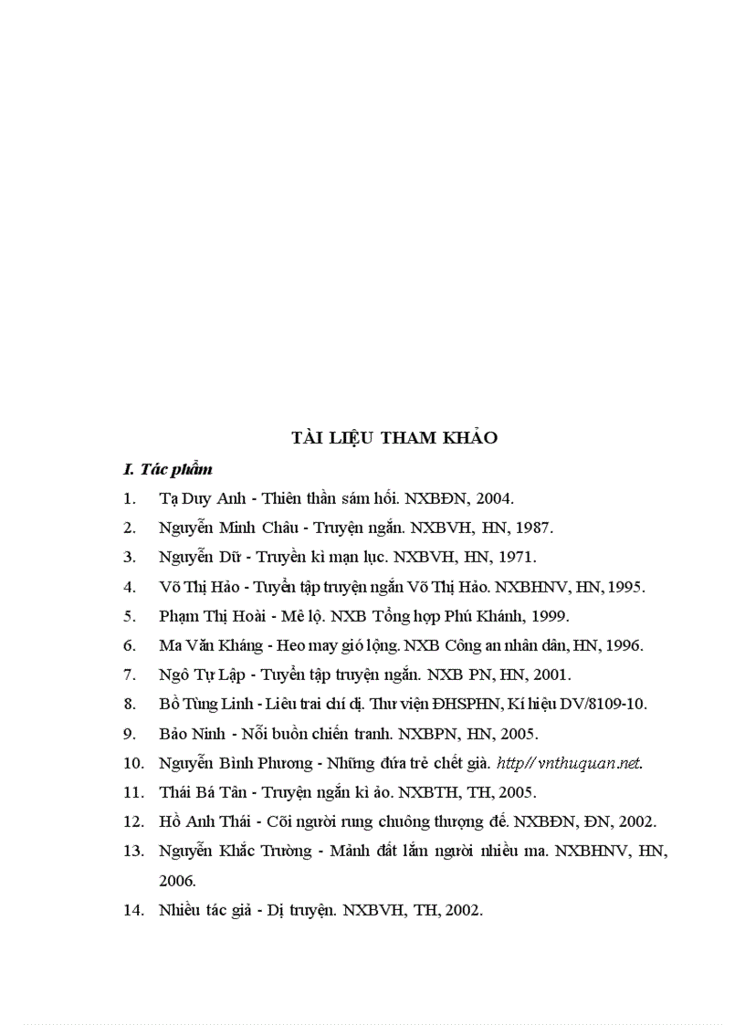 image for page Yếu tố kì ảo trong tiểu thuyết Việt Nam đương đại