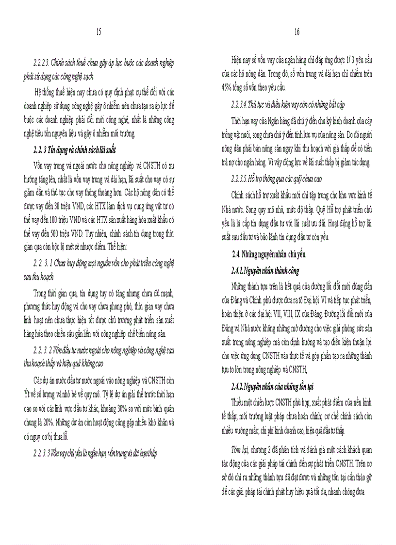 image for page Giải pháp tài chính thúc đẩy phát triển công nghệ sau thu hoạch trong điều kiện công nghiệp hóa hiện đại hóa ở Việt Nam