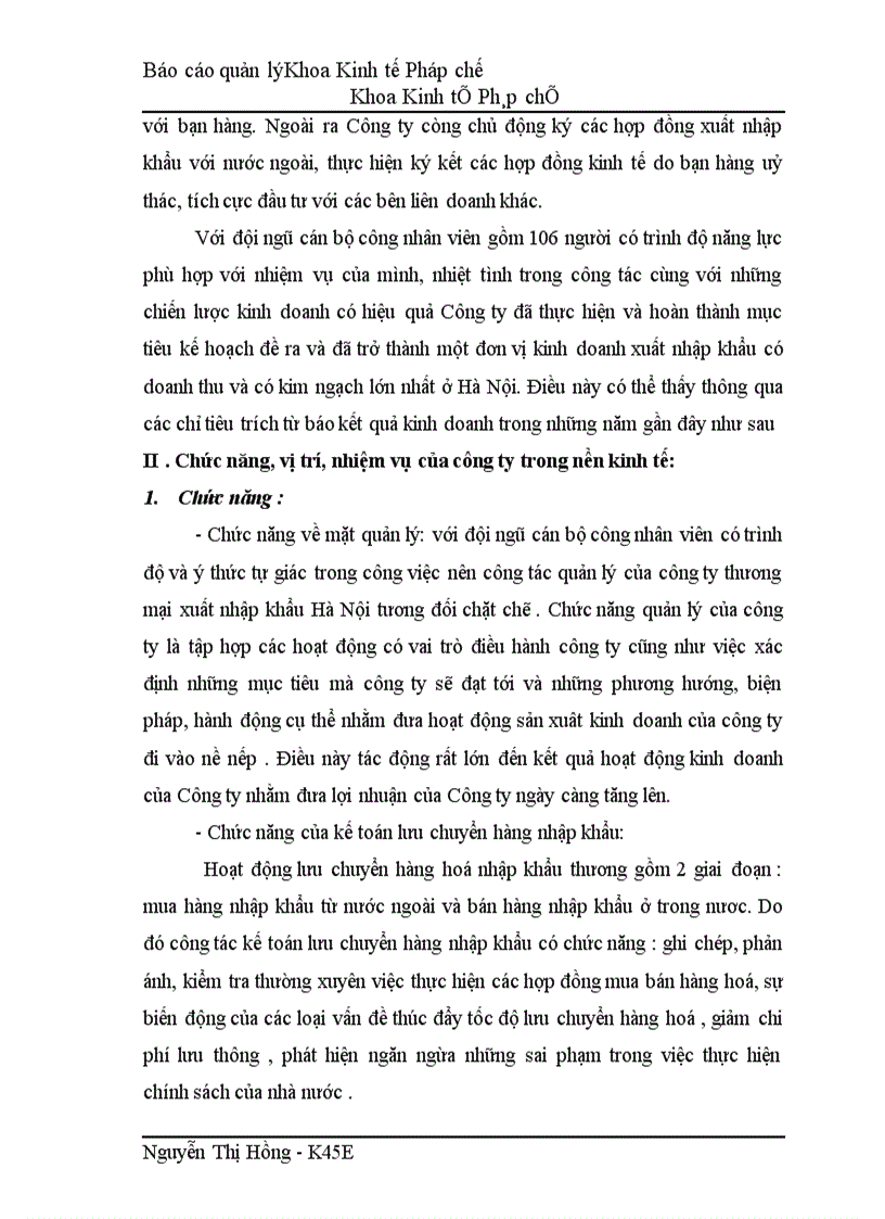 image for page Tổ chức công tác quản lý tiêu thụ sản phẩm hàng hoá tại Công ty Thương Mại XNK Hà Nội 1