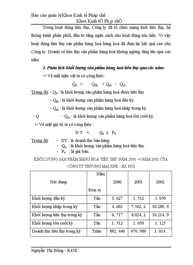 image for page Tổ chức công tác quản lý tiêu thụ sản phẩm hàng hoá tại Công ty Thương Mại XNK Hà Nội 1