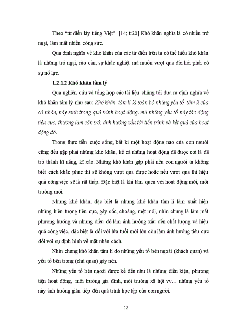 image for page Những khó khăn tâm lý trong hoạt động học tập của sinh viên các dân tộc thiểu số năm thứ nhất trường CĐSP Sơn La 1