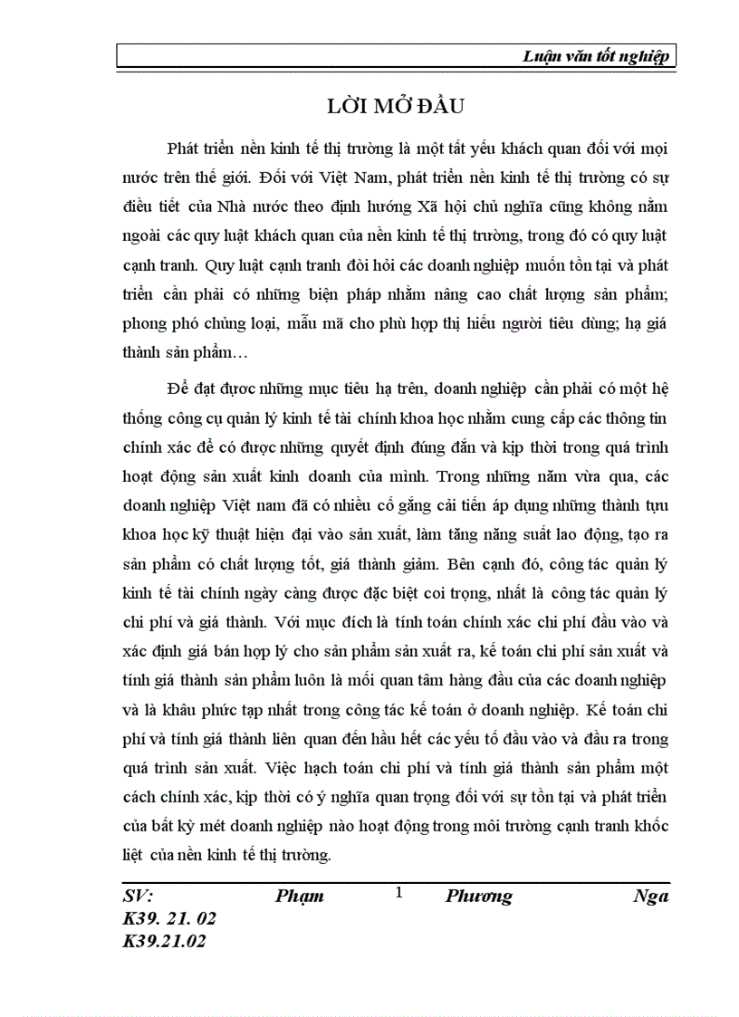 image for page Tổ chức kế toán chi phí và tính giá thành sản phẩm gạch tại công ty cổ phần vật liệu xây dựng và xây lắp Ngọc Lý Bắc Giang