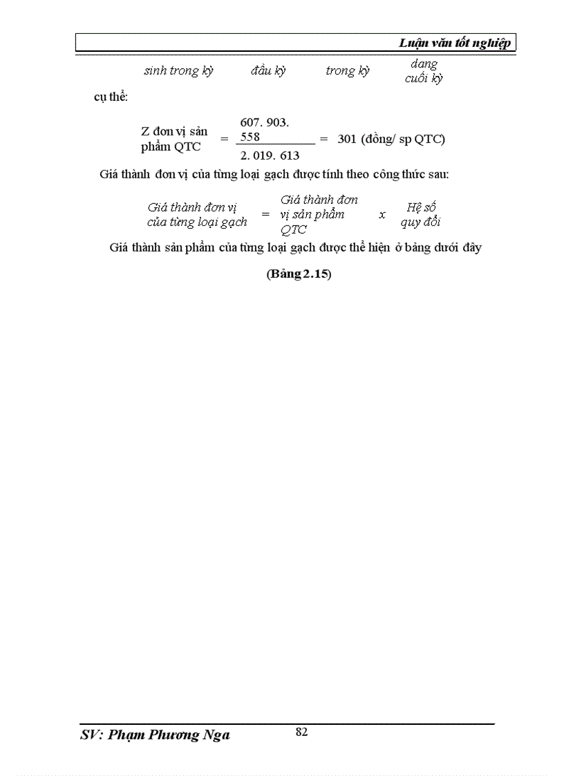 image for page Tổ chức kế toán chi phí và tính giá thành sản phẩm gạch tại công ty cổ phần vật liệu xây dựng và xây lắp Ngọc Lý Bắc Giang