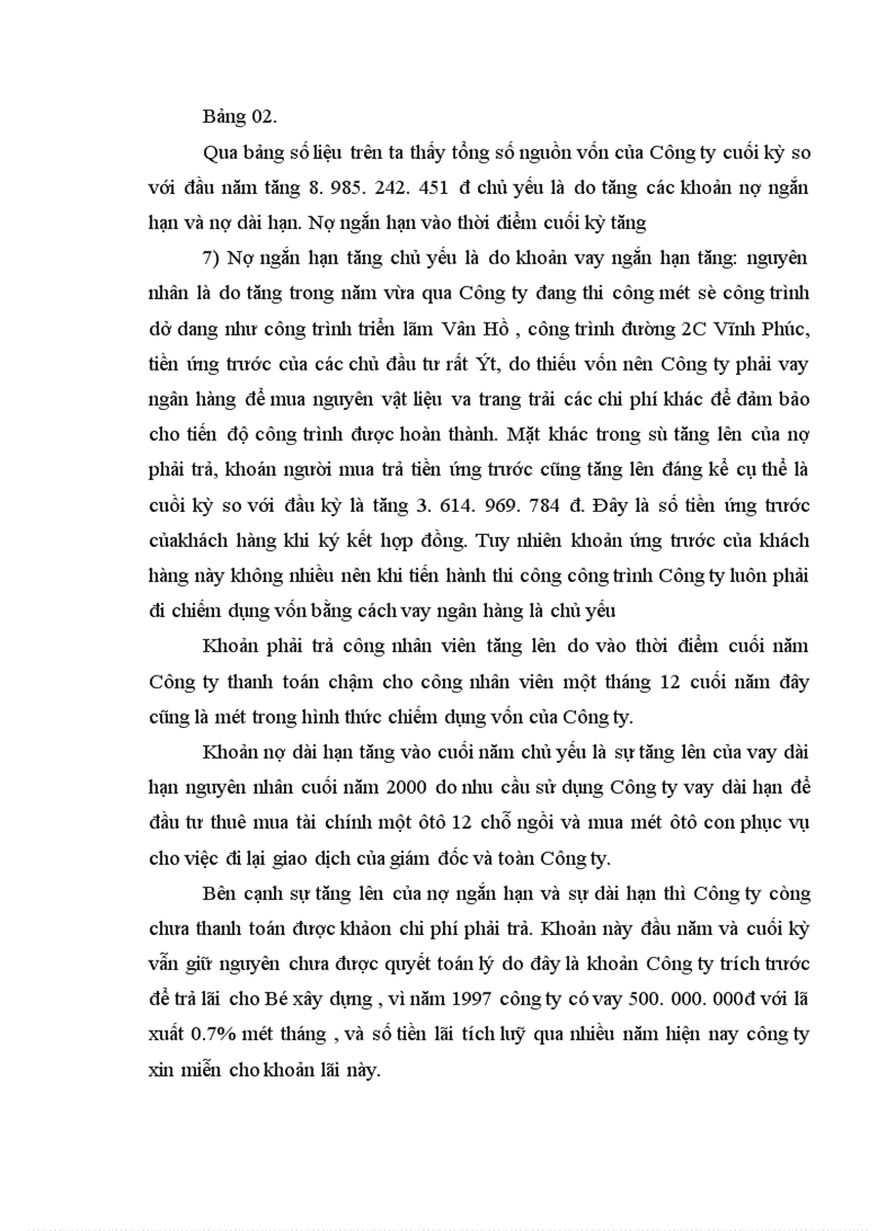 image for page Phân tích tình hình tài chính của Công ty Cơ khí Xây dựng và Lắp máy điện nước 1